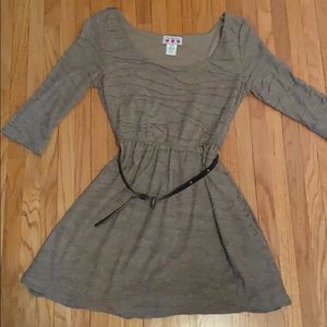 Three Pink Hearts Dress w/ belt